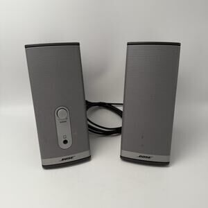 Bose Companion 2 Series II Multimedia Speaker System Gray Tested No Power Cable